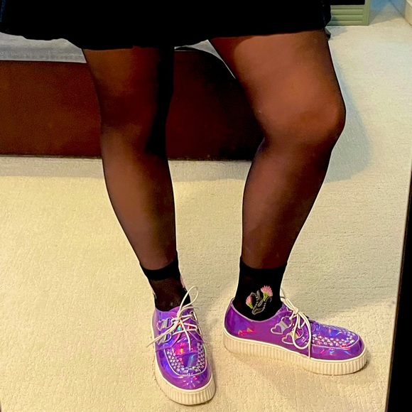 Strangecvlt Krypt rainbow reflective shoes! - Picture 7 of 11